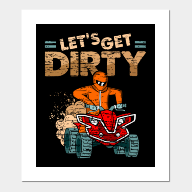 Quad saying Funny Quadfahrer off Quad Plakat i Druk Artystyczny